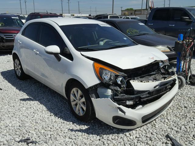 KNADN5A34D6096529 - 2013 KIA RIO EX WHITE photo 1