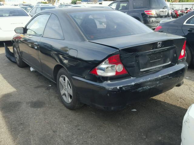 1HGEM22954L024799 - 2004 HONDA CIVIC EX BLACK photo 3