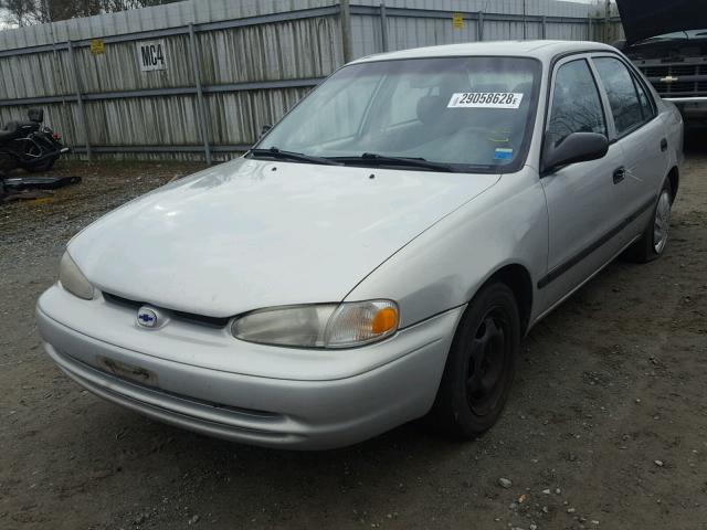1Y1SK5282YZ406187 - 2000 CHEVROLET GEO PRIZM 银色 照片 2