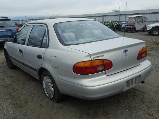 1Y1SK5282YZ406187 - 2000 CHEVROLET GEO PRIZM 银色 照片 3