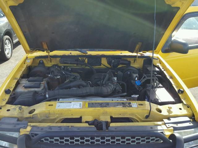 1FTYR14U42TA08292 - 2002 FORD RANGER SUP YELLOW photo 7