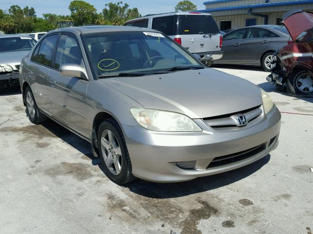 2HGES26754H516471 - 2004 HONDA CIVIC EX ოქროსფერი ფოტო 1