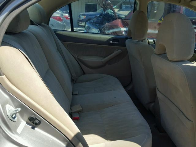 2HGES26754H516471 - 2004 HONDA CIVIC EX ოქროსფერი ფოტო 6