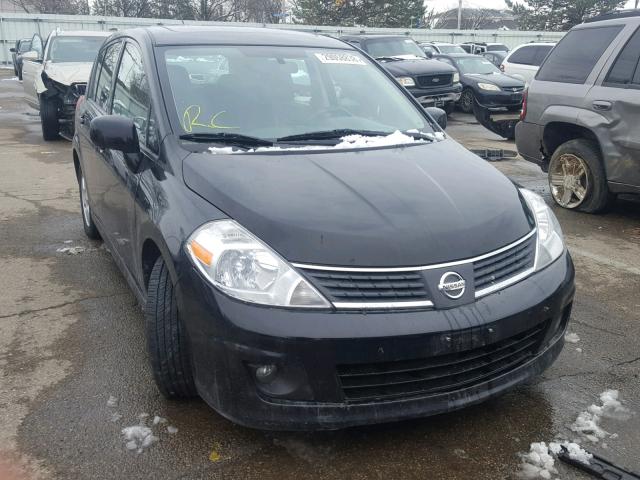 3N1BC13E79L437316 - 2009 NISSAN VERSA S BLACK photo 1