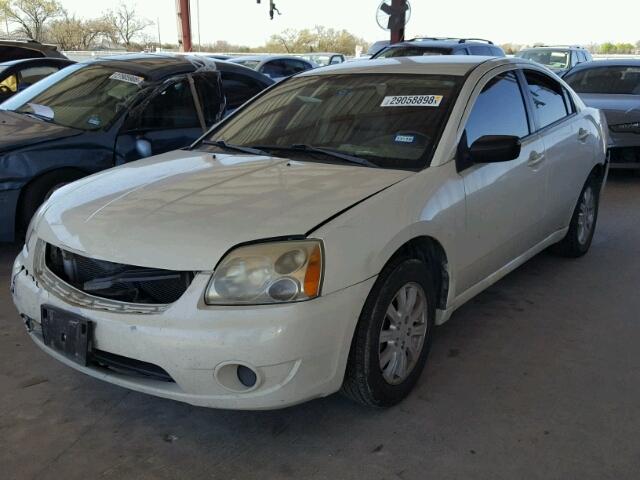 4A3AB36F88E018589 - 2008 MITSUBISHI GALANT ES WHITE photo 2