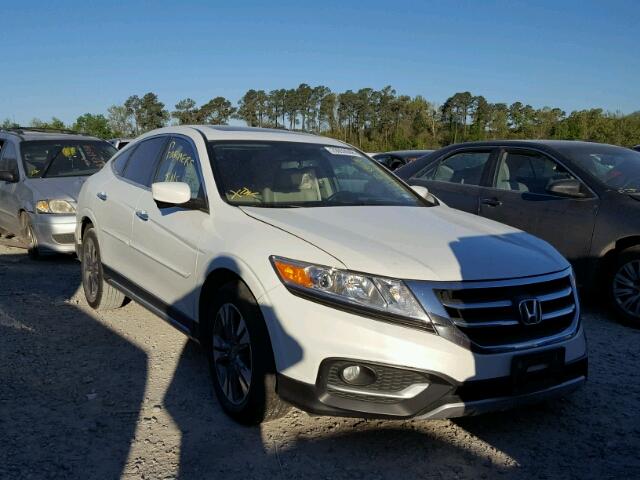 5J6TF1H59DL001423 - 2013 HONDA CROSSTOUR WHITE photo 1