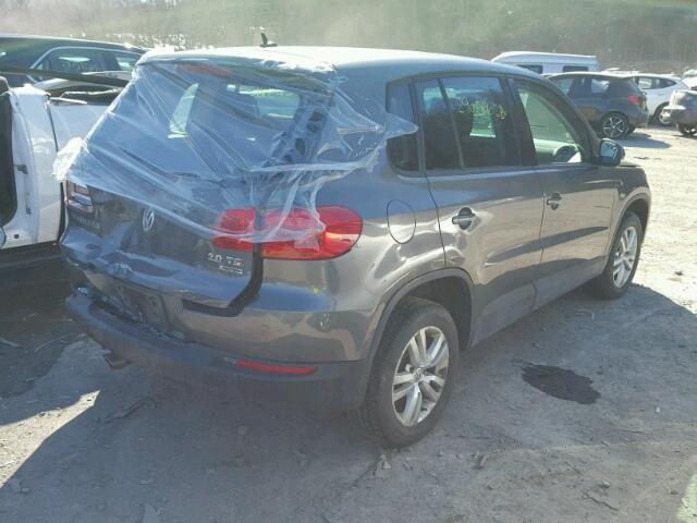 WVGBV7AX8DW017965 - 2013 VOLKSWAGEN TIGUAN S CHARCOAL photo 4