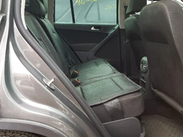 WVGBV7AX8DW017965 - 2013 VOLKSWAGEN TIGUAN S CHARCOAL photo 6