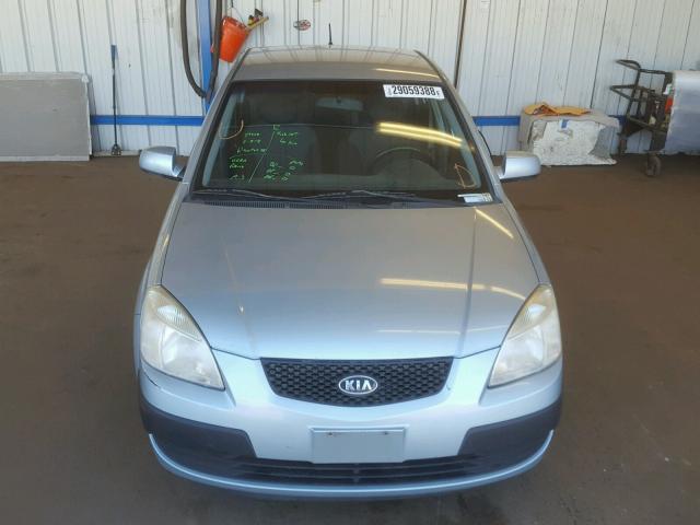 KNADE123066031686 - 2006 KIA RIO BLUE photo 9