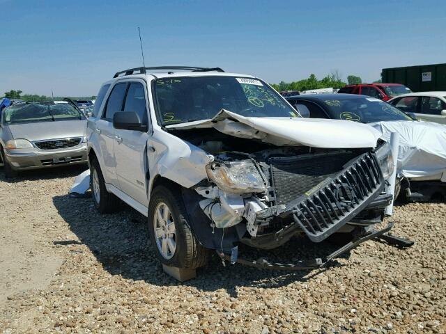 4M2CU81158KJ43723 - 2008 MERCURY MARINER WHITE photo 9