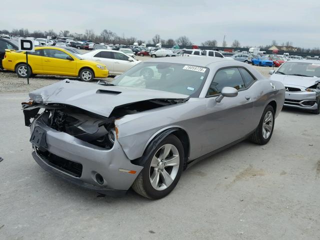 2C3CDZAG3HH550113 - 2017 DODGE CHALLENGER SILVER photo 2