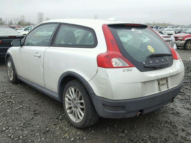 YV1MK672692143844 - 2009 VOLVO C30 T5 WHITE photo 3