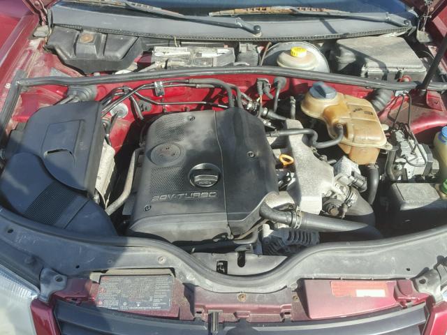 WVWMA63B5WE427281 - 1998 VOLKSWAGEN PASSAT GLS RED photo 7