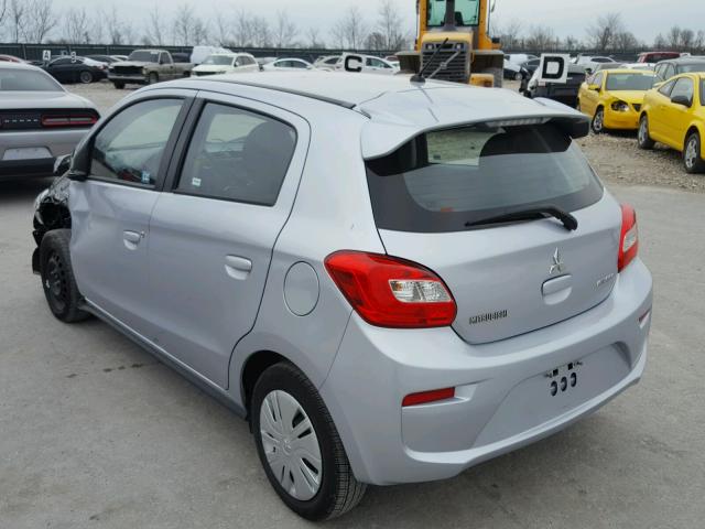 ML32A3HJ9HH017478 - 2017 MITSUBISHI MIRAGE ES SILVER photo 3