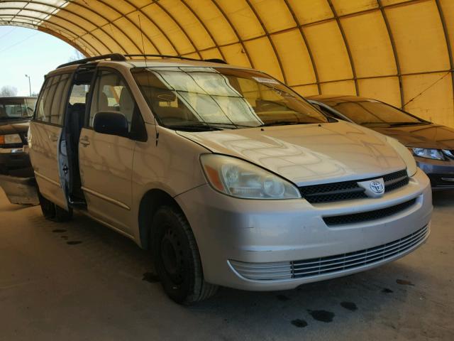 5TDZA23C74S052671 - 2004 TOYOTA SIENNA CE/ GRAY photo 1