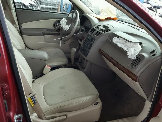 1G1ZU64814F173570 - 2004 CHEVROLET MALIBU MAX 勃艮第红 照片 5