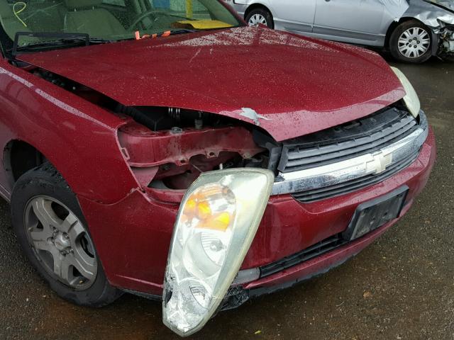 1G1ZU64814F173570 - 2004 CHEVROLET MALIBU MAX BURGUNDY photo 9