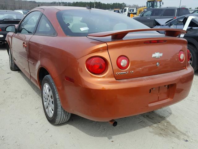 1G1AL18FX77284385 - 2007 CHEVROLET COBALT LT ORANGE photo 3