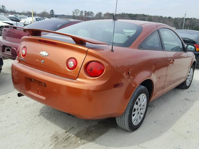 1G1AL18FX77284385 - 2007 CHEVROLET COBALT LT ORANGE photo 4