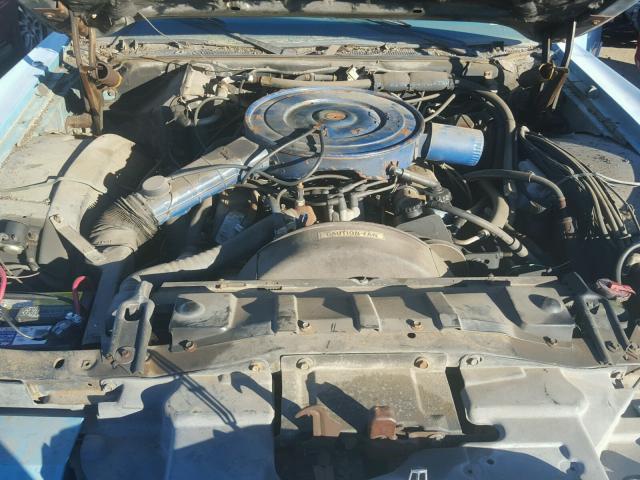 6Y89A900282 - 1976 LINCOLN CONTINENTL BLUE photo 7