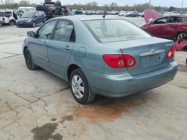 1NXBR32E86Z692613 - 2006 TOYOTA COROLLA CE GREEN photo 3