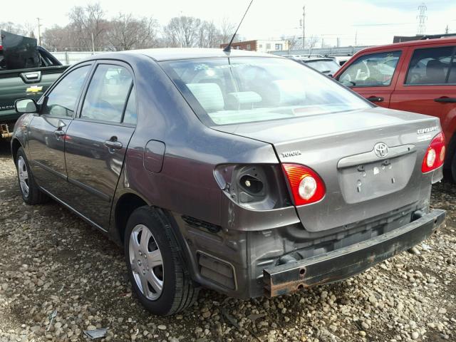 1NXBR32E57Z840377 - 2007 TOYOTA COROLLA CE GRAY photo 3