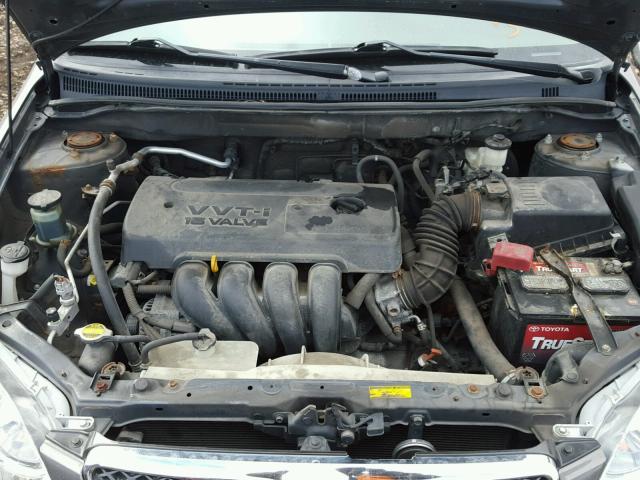 1NXBR32E57Z840377 - 2007 TOYOTA COROLLA CE GRAY photo 7