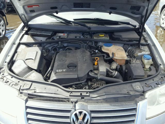 WVWPD63B92P018686 - 2002 VOLKSWAGEN PASSAT GLS SILVER photo 7