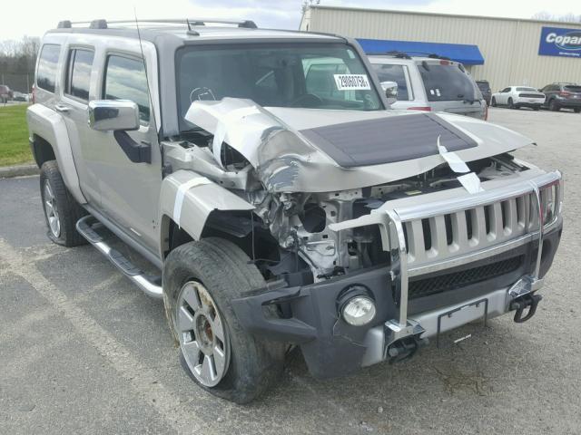 5GTEN13E598108710 - 2009 HUMMER H3 TAN photo 1