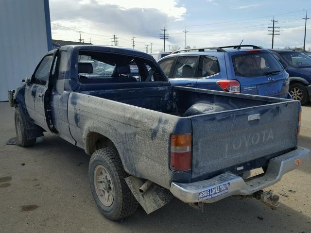 JT4VN13DXL5025975 - 1990 TOYOTA PICKUP 1/2 BLUE photo 3