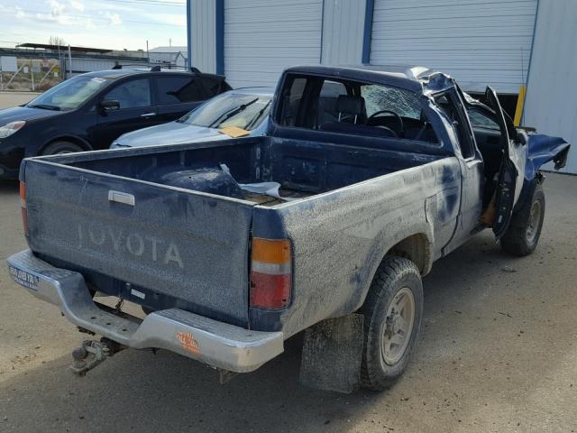 JT4VN13DXL5025975 - 1990 TOYOTA PICKUP 1/2 BLUE photo 4