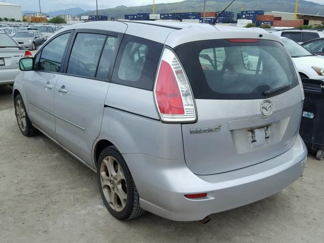 JM1CR293880306984 - 2008 MAZDA 5 SILVER photo 3