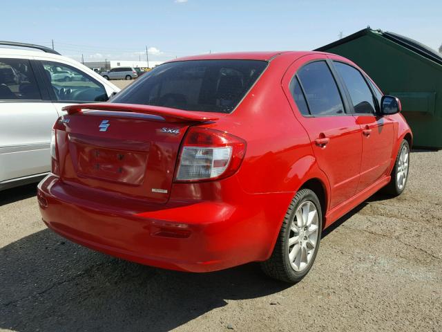 JS2YC417X96201207 - 2009 SUZUKI SX4 TOURIN RED photo 4