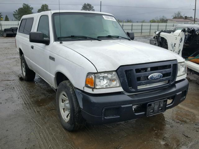 1FTYR10D47PA60754 - 2007 FORD RANGER WHITE photo 1