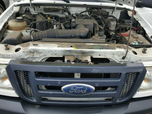 1FTYR10D47PA60754 - 2007 FORD RANGER WHITE photo 7