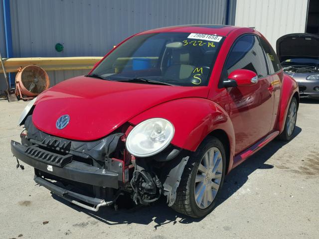 3VWRW31CX8M524200 - 2008 VOLKSWAGEN NEW BEETLE RED photo 2