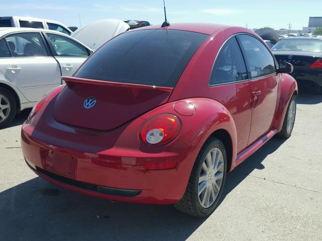 3VWRW31CX8M524200 - 2008 VOLKSWAGEN NEW BEETLE 红色 照片 4