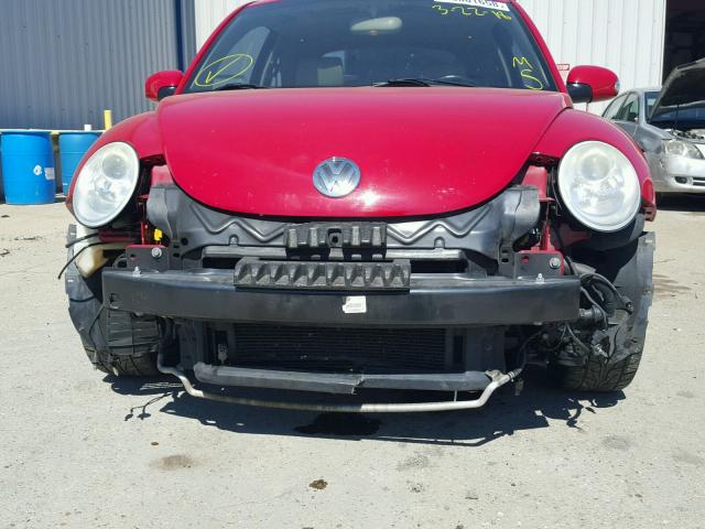 3VWRW31CX8M524200 - 2008 VOLKSWAGEN NEW BEETLE 红色 照片 9