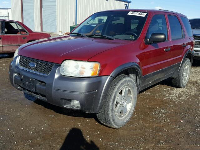 1FMYU93194KA43306 - 2004 FORD ESCAPE XLT RED photo 2