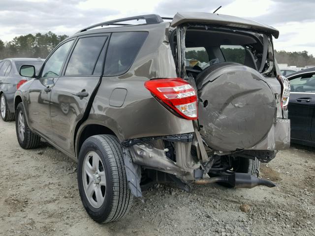 2T3ZF4DV3BW085918 - 2011 TOYOTA RAV4 BROWN photo 3