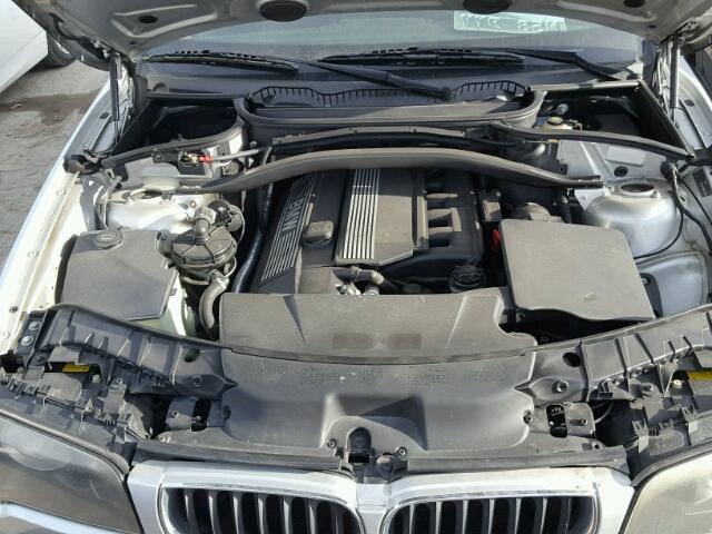 WBXPA93465WD16513 - 2005 BMW X3 3.0I SILVER photo 7