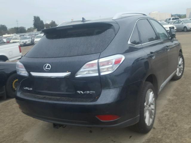 JTJBC1BA3A2016126 - 2010 LEXUS RX 450 BLACK photo 4