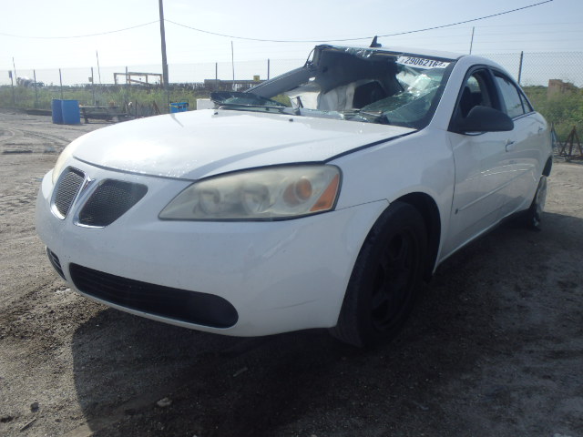 1G2ZG57B494131353 - 2009 PONTIAC G6 WHITE photo 2