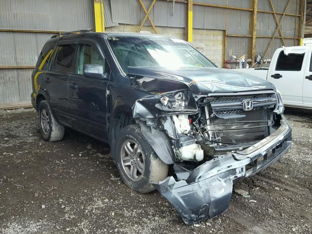 5FNYF18435B021481 - 2005 HONDA PILOT EX GRAY photo 1