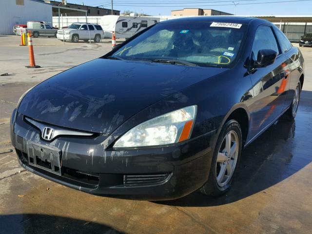 1HGCM72603A036637 - 2003 HONDA ACCORD EX BLACK photo 2