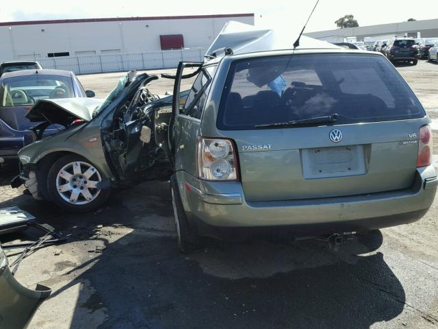 WVWYH63B42E388240 - 2002 VOLKSWAGEN PASSAT GLX 绿色 照片 3