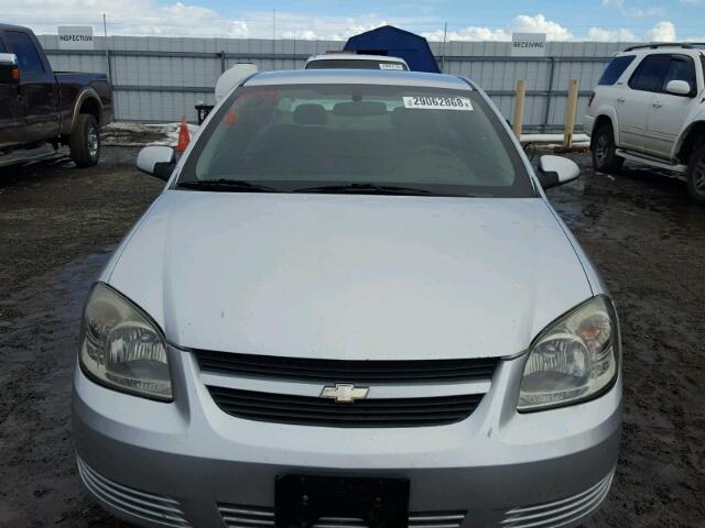 1G1AT18H797110990 - 2009 CHEVROLET COBALT LT SILVER photo 9