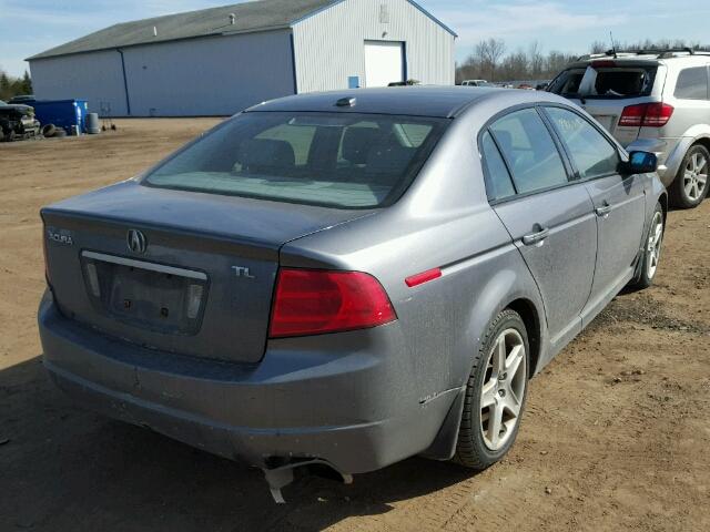 19UUA66216A035144 - 2006 ACURA 3.2TL CHARCOAL photo 4