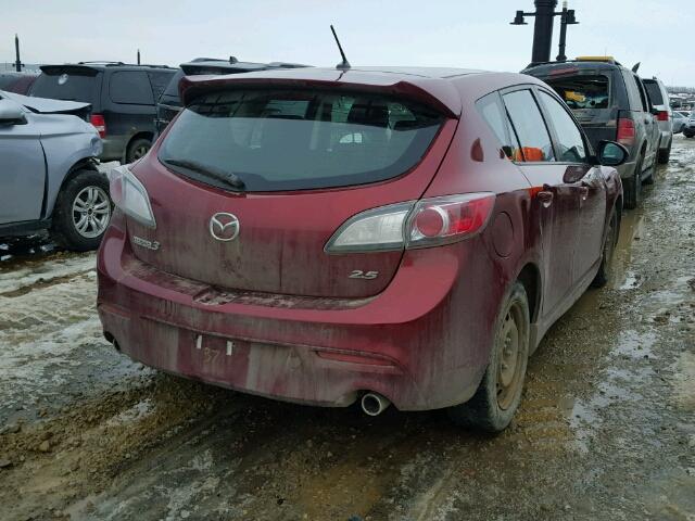 JM1BL1L58B1457293 - 2011 MAZDA 3 S RED photo 4