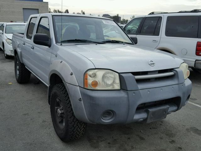 1N6ED27T12C363704 - 2002 NISSAN FRONTIER C SILVER photo 1